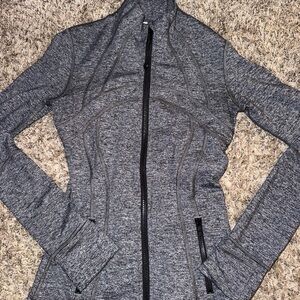 lululemon athletica Charcoal Long Sleeve Women's Top